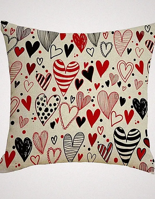 17x17 Heart Pillow Sham/case 📦