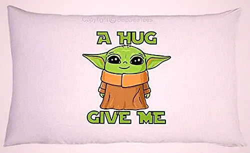A Hug Give Me Funny Love Pillowcase (1 Queen Pillowcase)