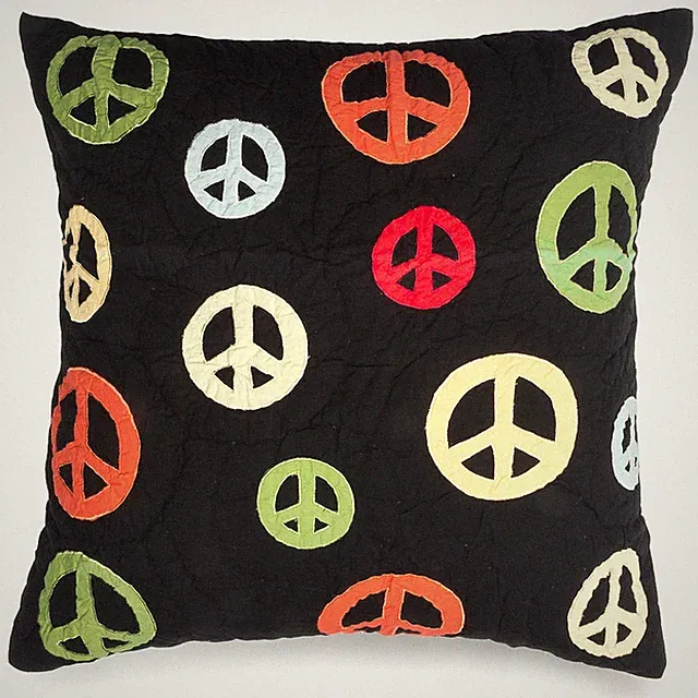Our New Peace & Love Shams By Quiltbay