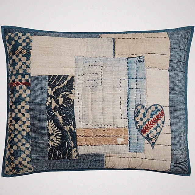 Pottery Barn Bestseller Love Handcrafted Reversible Quilted Standard Sham