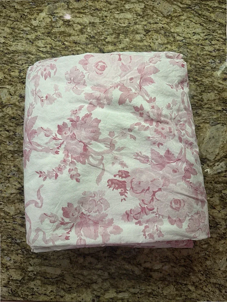 Pottery Barn Love Shack Fancy Twin Set Pink Ivory Garden Damask Twin/TwinXL
