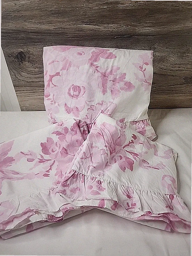 Pottery Barn x Love Shack Fancy- Garden Damask Duvet Cover- Full/Queen/2 Shams