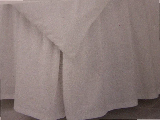 Simply Shabby Chic White Full Bedskirt Bed Skirt NIP
